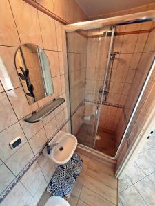 Kúpeľňa v ubytovaní Pokój z aneksem Pod Jabłonką II