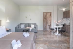 Χώρος καθιστικού στο MK Summer Breeze Luxury Apartments