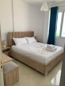 Postel nebo postele na pokoji v ubytování Mediterranean Apartments