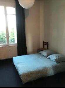 Postel nebo postele na pokoji v ubytování studio Gare beauvoisine parking gratuit