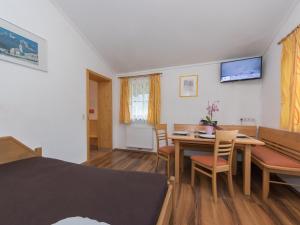 Comfortable Apartment in Kaprun near Ski Liftにあるテレビまたはエンターテインメントセンター