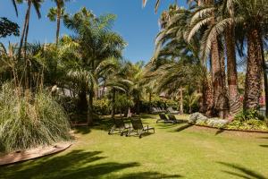 A garden outside Eden Meloneras by TAM Resorts