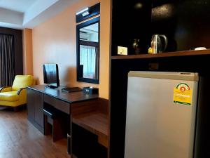 Kuchyň nebo kuchyňský kout v ubytování M Hotel Danok