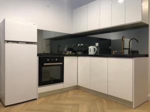 Kuchyňa alebo kuchynka v ubytovaní Apartament Pileckiego