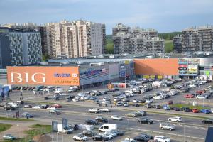 Nespecifikovaný výhled na destinaci Vilnius nebo výhled na město při pohledu z penzionu