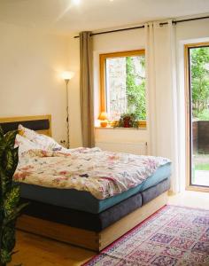 Postel nebo postele na pokoji v ubytování Appartement Birgla