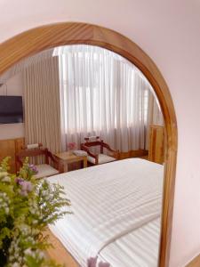 Postel nebo postele na pokoji v ubytování MDHOTEL 2