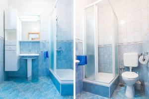 Koupelna v ubytování Apartments Villa Mirella + 37 fotografií