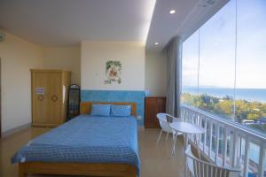 Кровать или кровати в номере Vung tau seaview apartment 2 - Oasky Son Thinh - villahomestayvungtau +33 фотографии