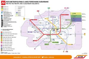 une carte du métro souterrain de la ligne kuala lumpur dans l'établissement Splendido Bilocale adiacente metro M5 - Ca Granda, à Milan