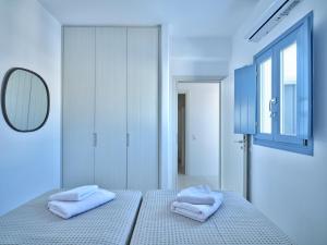 Posteľ alebo postele v izbe v ubytovaní Etherio Apartment V