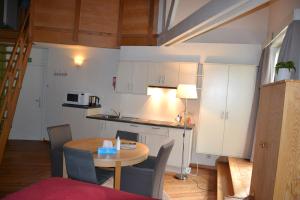 Kuchyň nebo kuchyňský kout v ubytování B&B Wepa-hof