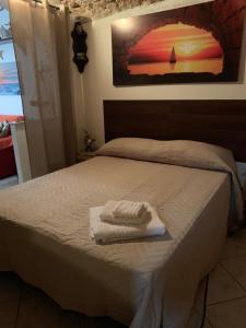 Postel nebo postele na pokoji v ubytování Casa Ciccio