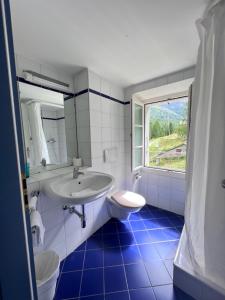 Koupelna v ubytování Ristorante Albergo All'acqua