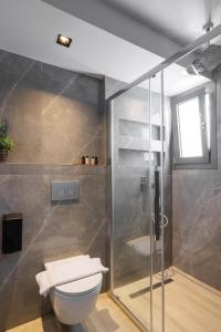 Koupelna v ubytování Amalthia Luxury Suites