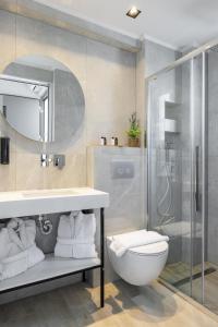 Koupelna v ubytování Amalthia Luxury Suites