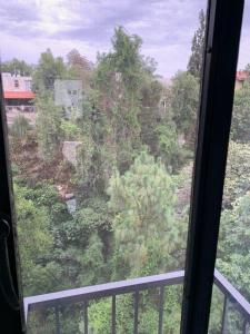 Balkón nebo terasa v ubytování Hotel Posada Santa Fe
