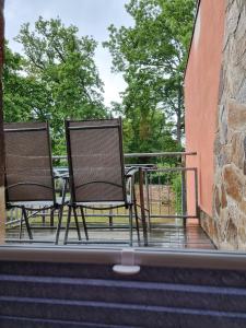 Balkón nebo terasa v ubytování Altstadt-FeWo-Freiberg