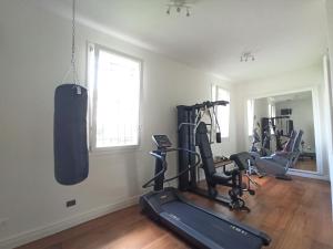 Fitness centrum a/nebo fitness zařízení v ubytování Rechigi Park Hotel