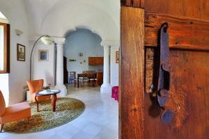 A seating area at Masseria Bianca