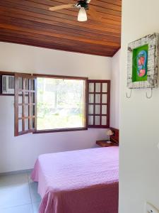 Säng eller sängar i ett rum på Apart hotel a 150m da praia de Geribá