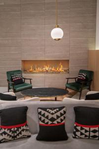 Posezení v ubytování Met Hotel