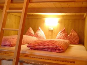 Cama o camas de una habitación en Schermerhütten