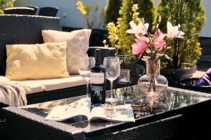 Nápoje v ubytovaní 209 w ROYAL TULIP SAND przy plaży DOBRUK APARTAMENTY