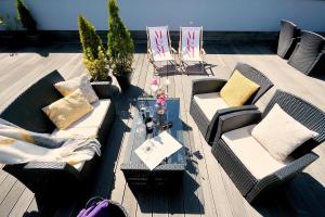 Posedenie v ubytovaní 411 w ROYAL TULIP SAND 200 m od plaży DOBRUK APARTAMENTY w hotelu 5 gwiazdkowym