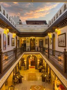 Posezení v ubytování Perlekech Riad & Spa