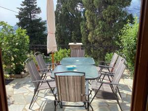 Balkon oz. terasa v nastanitvi Aegean House