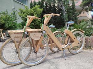 Jazda na bicykli v okolí ubytovania Aloni Ekies