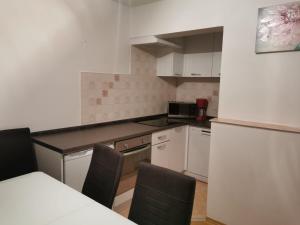 Kuchyň nebo kuchyňský kout v ubytování Apartments Tomisa