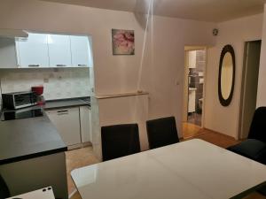 Kuchyň nebo kuchyňský kout v ubytování Apartments Tomisa