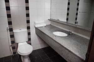 Koupelna v ubytování Grand Hotel
