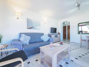 TV a/nebo společenská místnost v ubytování Cubo's Apartamento Oceanview Lubina