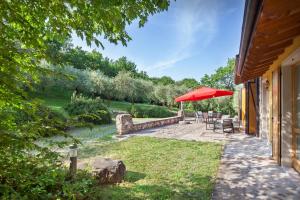 Vonkajšia záhrada v ubytovaní Casa del Bosco