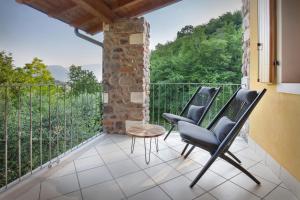 Balkón alebo terasa v ubytovaní Casa del Bosco