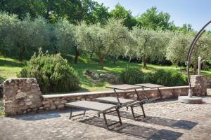 Vonkajšia záhrada v ubytovaní Casa del Bosco