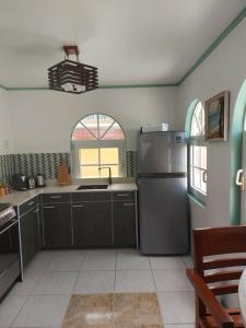 Kuchyň nebo kuchyňský kout v ubytování Villa Raven`s Paradise (Gris)