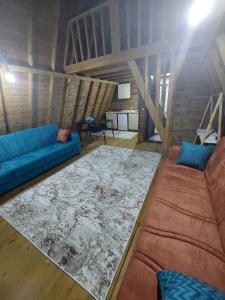 Posezení v ubytování denizkızı bungalov