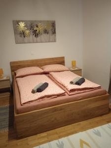 Postel nebo postele na pokoji v ubytování Gordana