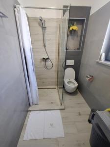 Łazienka w obiekcie Villa Korina , Pomer