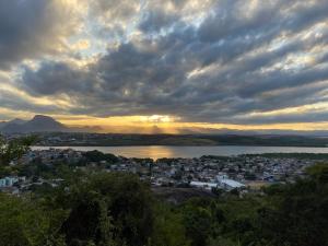 a view of a city and a body of water at Espaço Verde in Vitória