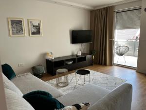 TV a/nebo společenská místnost v ubytování Central apartment/free parking/free wifi