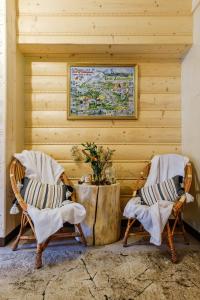 Posezení v ubytování Pokoje i apartament z widokiem na Tatry