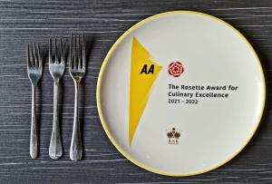 Certifikát, hodnocení, plakát nebo jiný dokument vystavený v ubytování No11 Boutique Hotel & Brasserie