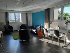 Zona de estar de Nyon Hostel