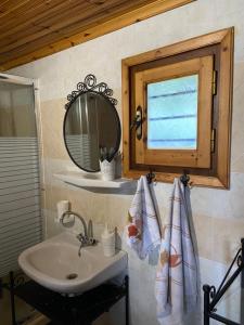 Koupelna v ubytování Villa Konaki