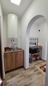 A cozinha ou cozinha compacta de Iulia Sulina Deluxe